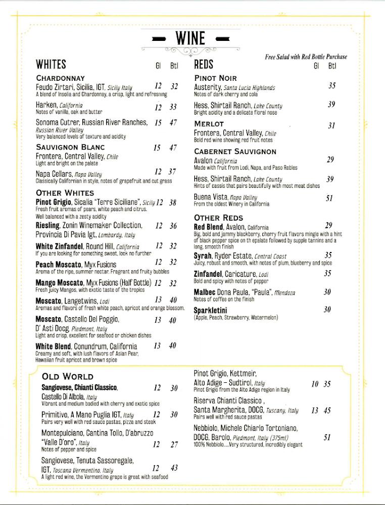 Ristorante Di Parma Menu image 1