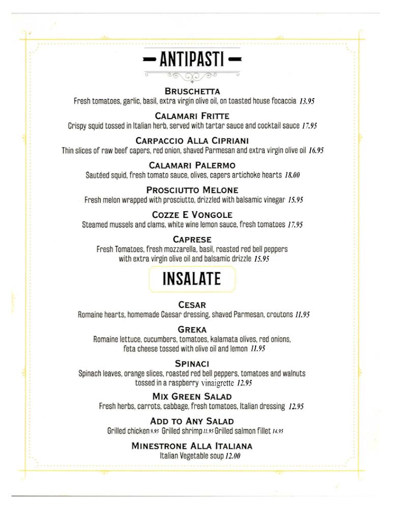 Ristorante Di Parma Menu image 2